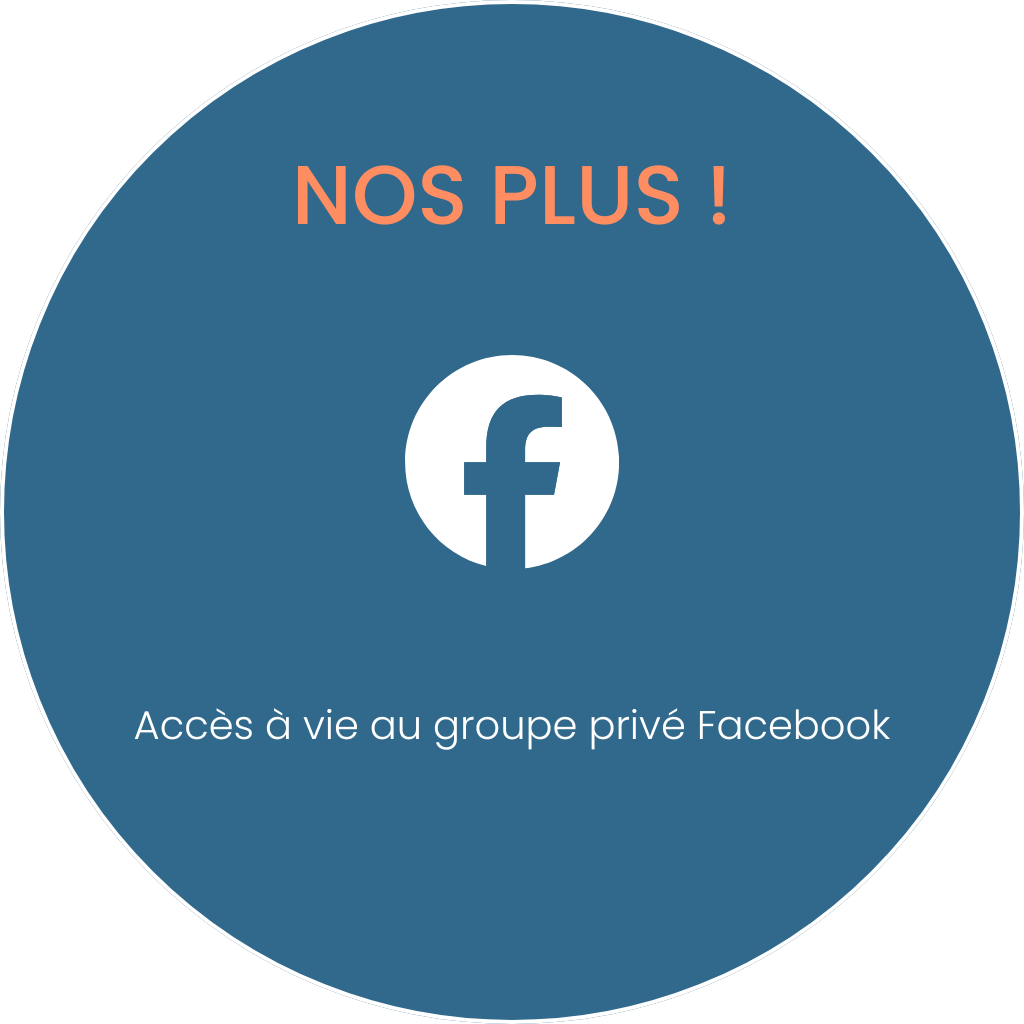 Accès à notre groupe privé Facebook